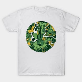 Forrest Green Circle of Music T-Shirt